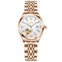 Herz Rose Gold - Diamantweiß